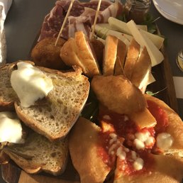 Appetizer platter, saw someone else get it, so we just asked for it. I have no idea what it's called but it was great!