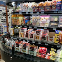 R Place 5 - Unexpected healthy options of sparkling probiotic drinks, variety of grab and go cheeses and even boiled eggs.