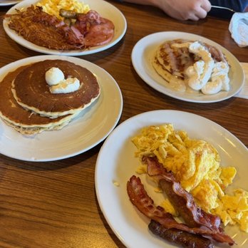 Denny's - All the food we ordered - Breakfast & Brunch Near Me - Lake Forest, California