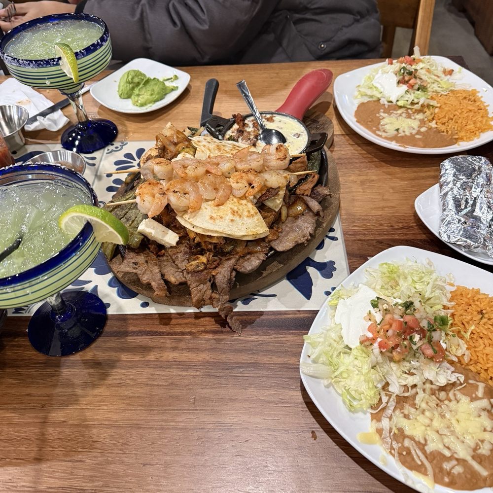 Mi Pueblo - Parrillada for 2 (comes with two rice and bean plates) - Mexican Near Me - Cottage Grove, Minnesota