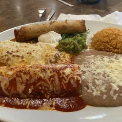 La Cabana Restaurant - Delicious flauta, chile relleno, and enchilada.