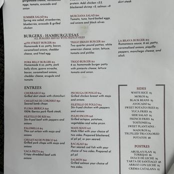 Trigo Café - 1/3 of menu - Cuban Near Me - Hialeah, Florida