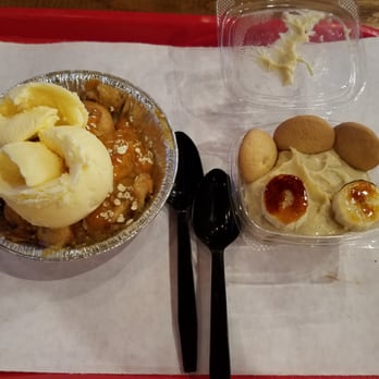 Big B's Texas BBQ - Peach cobbler and banana pudding - Barbeque Near Me - Henderson, Nevada