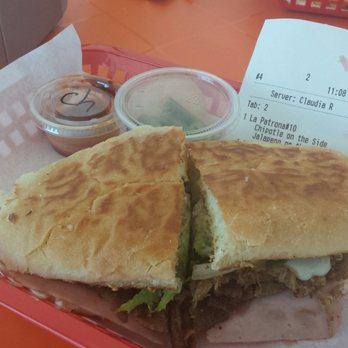 DonTortas - La Patrona going solo with chipotle & jalapenos. - Mexican Near Me - Albuquerque, New Mexico