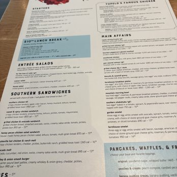 Tupelo Honey - Menu - Southern Near Me - Columbia, South Carolina Tupelo Honey - Menu - Southern Near Me - Columbia, South Carolina