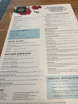 Menu photo 1 Tupelo Honey Columbia, SC Menu photo 1 Tupelo Honey Columbia, SC