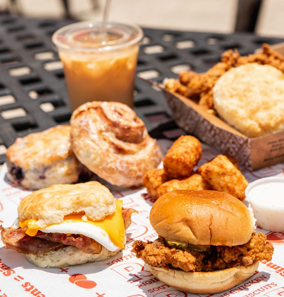 Food from Rise Southern Biscuits & Righteous Chicken