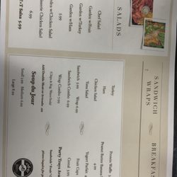 Art’s Bistro - Menu