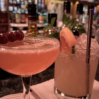 Fresh Kills Bar - two cocktails on the bar - Cocktail Bars Near Me - Brooklyn, New York Fresh Kills Bar - two cocktails on the bar - Cocktail Bars Near Me - Brooklyn, New York