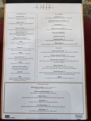Menu photo 1 One Iron Bar San Martin, CA