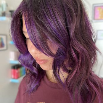 Wild Muse - Purple Highlights - Hair Stylists Near Me - Livermore, California