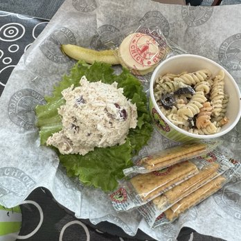 Chicken Salad Chick - Cranberry Kelly with Pasta Salad - Sandwiches Near Me - San Antonio, Texas