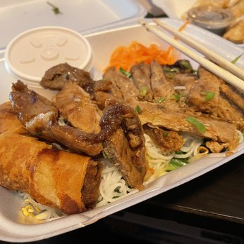I Luv Pho Preston - B65. Grilled Pork and Egg Roll Vermicelli - Vietnamese Near Me - Dallas, Texas I Luv Pho Preston - B65. Grilled Pork and Egg Roll Vermicelli - Vietnamese Near Me - Dallas, Texas
