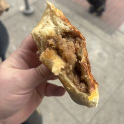 Eastern Bakery - The filling was me. Not much barbecue seasoning or sauce to it and it's  too ground.