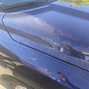 Golden Hill Car Wash - The hood somehow  it being cleaned in 1 part.   The back side of my topper was dirty and emblems around truck as well. - Car Wash Near Me - Paso Robles, California