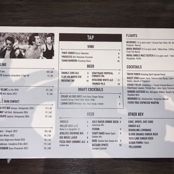 Double Zero Pie & Pub - Menu May 2025 (Back Side) - Pizza Near Me - Las Vegas, Nevada