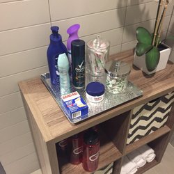 Toiletries in the bathroom