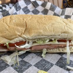 Rocky Mountain Pantry - My 6in sub. Delicious. They had Pickle Loaf! Hard to find!