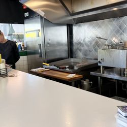 Ferrell's Snappy Service - The grill, kitchen, counter, staff.