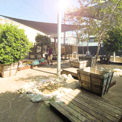 Piper Preschool - Beautiful outdoor play areas with a creek.