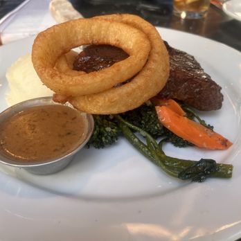 Laughing Monk Brewing - Iron flat steak and the fixings - Gastropubs Near Me - Sunnyvale, California Laughing Monk Brewing - Iron flat steak and the fixings - Gastropubs Near Me - Sunnyvale, California