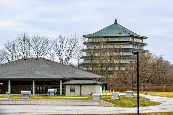 Ten Thousand Buddhas Sarira Stupa by null