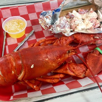 James Hook & Co - 1.5lbs lobster + regular lobster roll - Seafood Near Me - Boston, Massachusetts