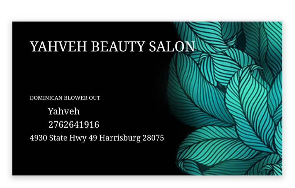 Yahveh Dominican Beauty Salon Logo