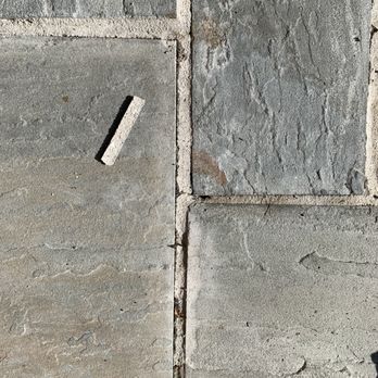 Modern Remodeling - Patio mortar crumbling due to Modern Remodleing using a sand base. This picture is from immediately after the patio was put down. - Handyman Near Me Modern Remodeling - Patio mortar crumbling due to Modern Remodleing using a sand base. This picture is from immediately after the patio was put down. - Handyman Near Me