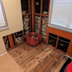 Restoration Management Company - During the mold removal and drying process.