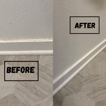 Lemon and Lavender Cleaning - Baseboards before and after clean - Home Cleaning Near Me - Portland, Oregon Lemon and Lavender Cleaning - Baseboards before and after clean - Home Cleaning Near Me - Portland, Oregon