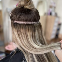 White Rose Beauty Studio - Up close look at hair extensions.