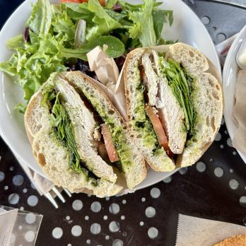 Urth Caffé - Beverly Hills - Chicken Grilled Cilantro Chicken with Pesto Sandwich Full - Coffee & Tea Near Me - Beverly Hills, California Urth Caffé - Beverly Hills - Chicken Grilled Cilantro Chicken with Pesto Sandwich Full - Coffee & Tea Near Me - Beverly Hills, California