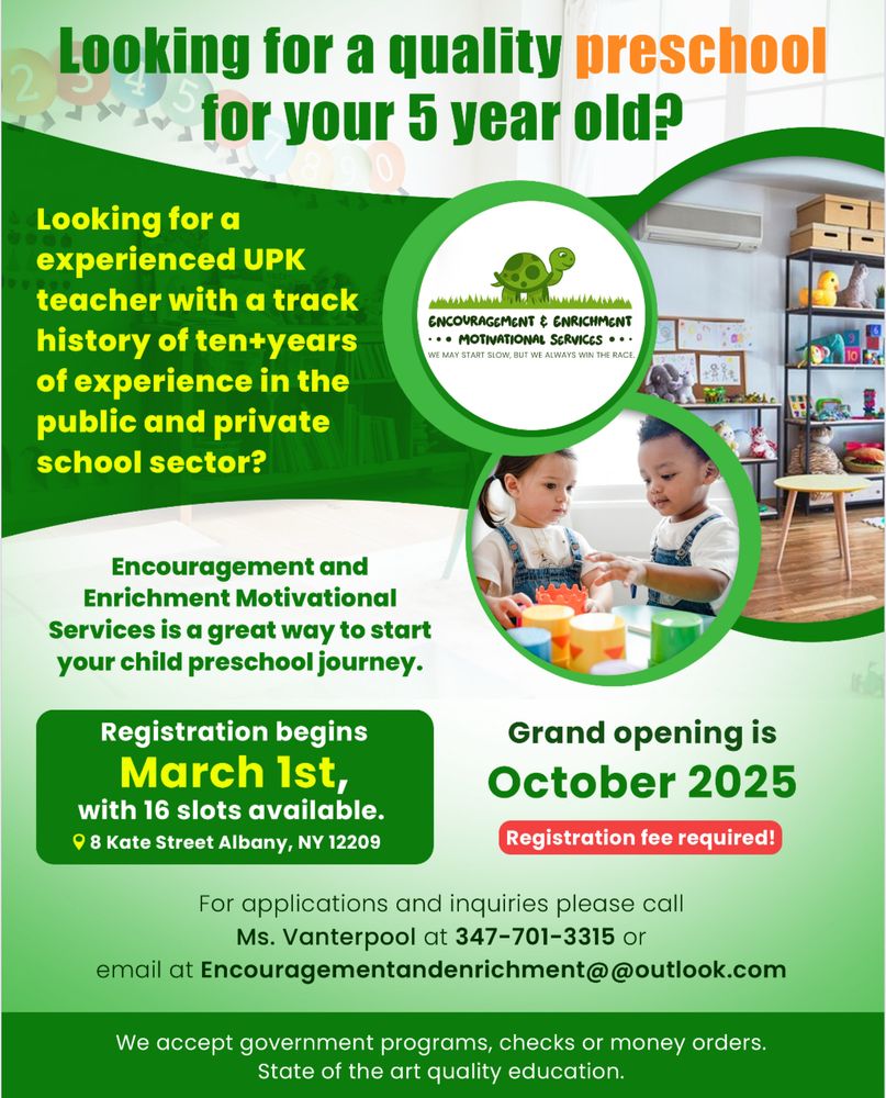 Encouragement and Enrichment Motivational Services - childcare center in Albany, NY