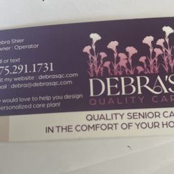 Debra's Quality Care - 24/7 Care non-medical Quality Senior Care
