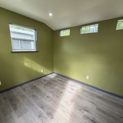 RC Flooring - The shed flooring with better lighting in the completed shed.