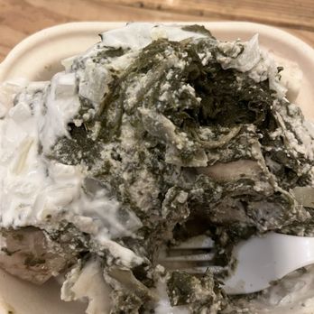 Taro Hut - Palusami bowl (vegan) taro leaves, root, and coconut milk - Polynesian Near Me - Kahuku, Hawaii Taro Hut - Palusami bowl (vegan) taro leaves, root, and coconut milk - Polynesian Near Me - Kahuku, Hawaii