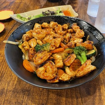 Konnichiwa - Chicken and shrimp rice bo - Sushi Bars Near Me - Fort Mill, South Carolina
