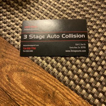 3 Stage Auto Collision - Business Card - Body Shops Near Me - Santa Ana, California 3 Stage Auto Collision - Business Card - Body Shops Near Me - Santa Ana, California