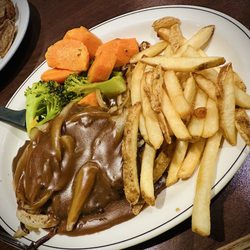 Sixth Street Grill - Hamburger Steak ... love their onion sauce!