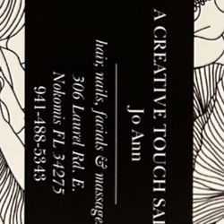 A Creative Touch Salon - Jo Ann's card