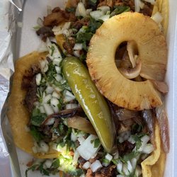 Chuy’s Street Tacos - 10/10 would recommend. This is a hidden gem and everything you want from a Mexican taco truck!