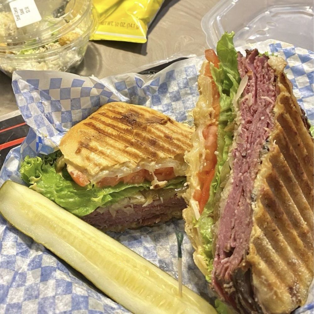 Mr Ray's Cafe - The supreme pastrami panini was big and delicious, made perfectly. $13 I think. - Breakfast & Brunch Near Me - Fife, Washington