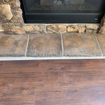 StoneAge Masons - As we were switching from carpet to LVP, we realized the stone hearth was not evenly flush with the wall. - Masonry/Concrete Near Me StoneAge Masons - As we were switching from carpet to LVP, we realized the stone hearth was not evenly flush with the wall. - Masonry/Concrete Near Me