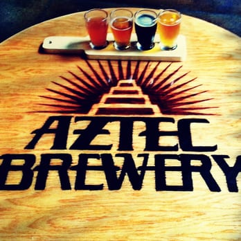Hop Highway 78 - Aztec Brewery, in case you didn't notice the giant letters put together in a specific order that spell Aztec Brewery - Bars Near Me - Vista, California Hop Highway 78 - Aztec Brewery, in case you didn't notice the giant letters put together in a specific order that spell Aztec Brewery - Bars Near Me - Vista, California
