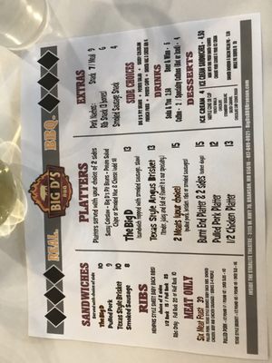 Menu photo 6 Danna's Bar-B-Que and Burger Shop Branson, MO