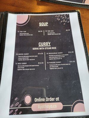 Menu photo 4 Ayothaya Thai Kitchen Oshawa, ON
