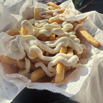 Georgie’s Mediterranean Cuisine - Garlic Fries - Mediterranean Near Me - Riverside, California Georgie’s Mediterranean Cuisine - Garlic Fries - Mediterranean Near Me - Riverside, California