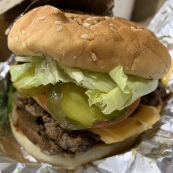 Five Guys - Double patty Cheeseburger, 4.5/5 - Burgers Near Me - Philadelphia, Pennsylvania