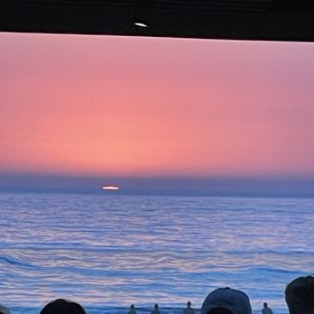 Poseidon on the Beach - Sunset from our table - Seafood Near Me - Del Mar, California